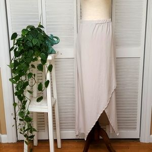 Synergy Organic Cotton Asymetric Maxi Skirt Size S